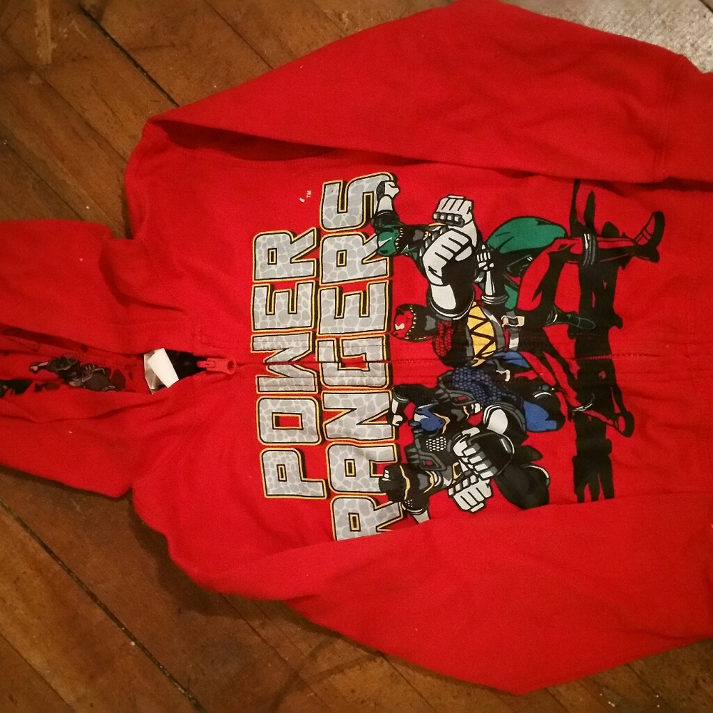 Red Power Rangers hoodie